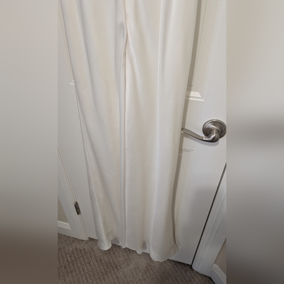 Alvina Valenta Maids White Wedding Bridesmaid Gown Size 2 - Picture 11 of 16